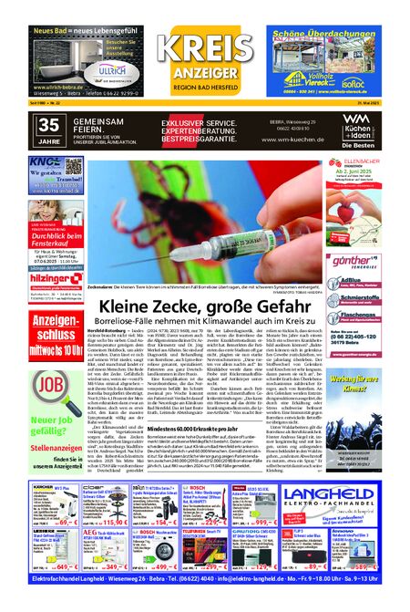 Kreisanzeiger 22-25 vom 31.05.2025