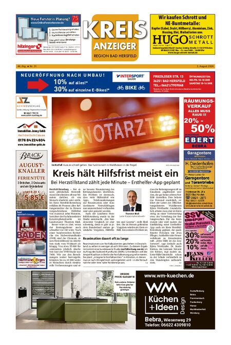 Kreisanzeiger vom 03.08.2024