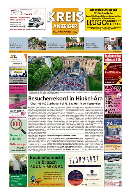 Kreisanzeiger vom 17.08.2024