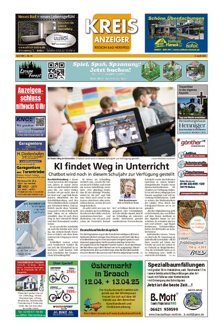 Kreisanzeiger vom 05.04.2025