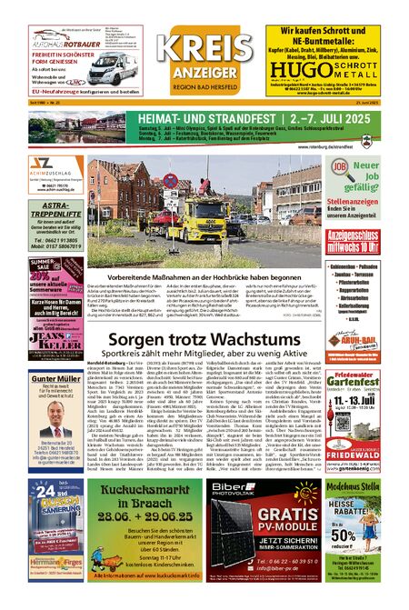 Kreisanzeiger vom 21.06.2025