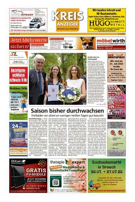 Kreisanzeiger vom 19.07.2025