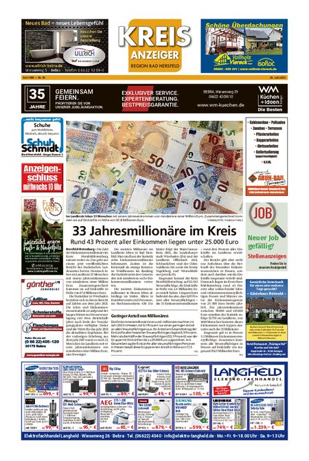 Kreisanzeiger vom 26.07.2025