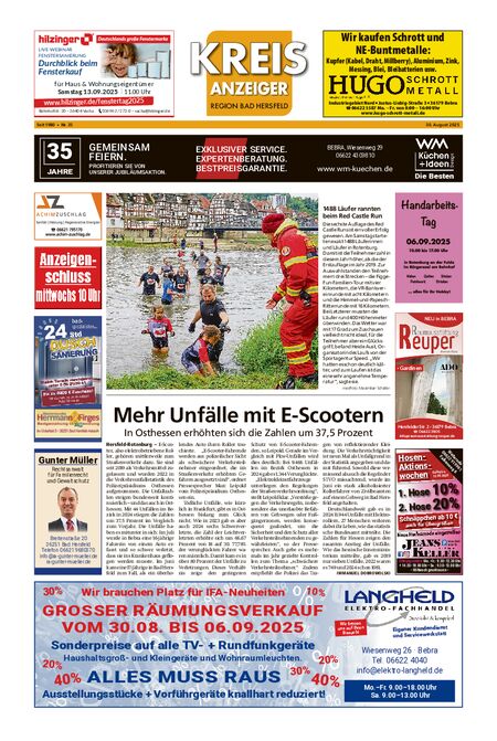 Kreisanzeiger vom 30.08.2025