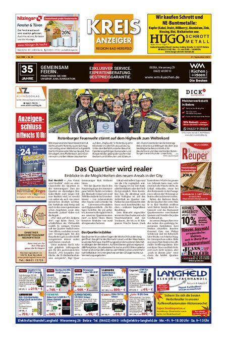 Kreisanzeiger vom 27.09.2025