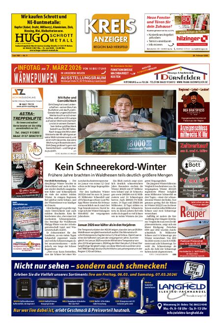 Kreisanzeiger vom 28.02.2026