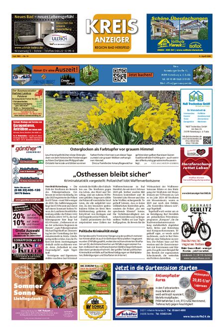 Kreisanzeiger vom 04.04.2026