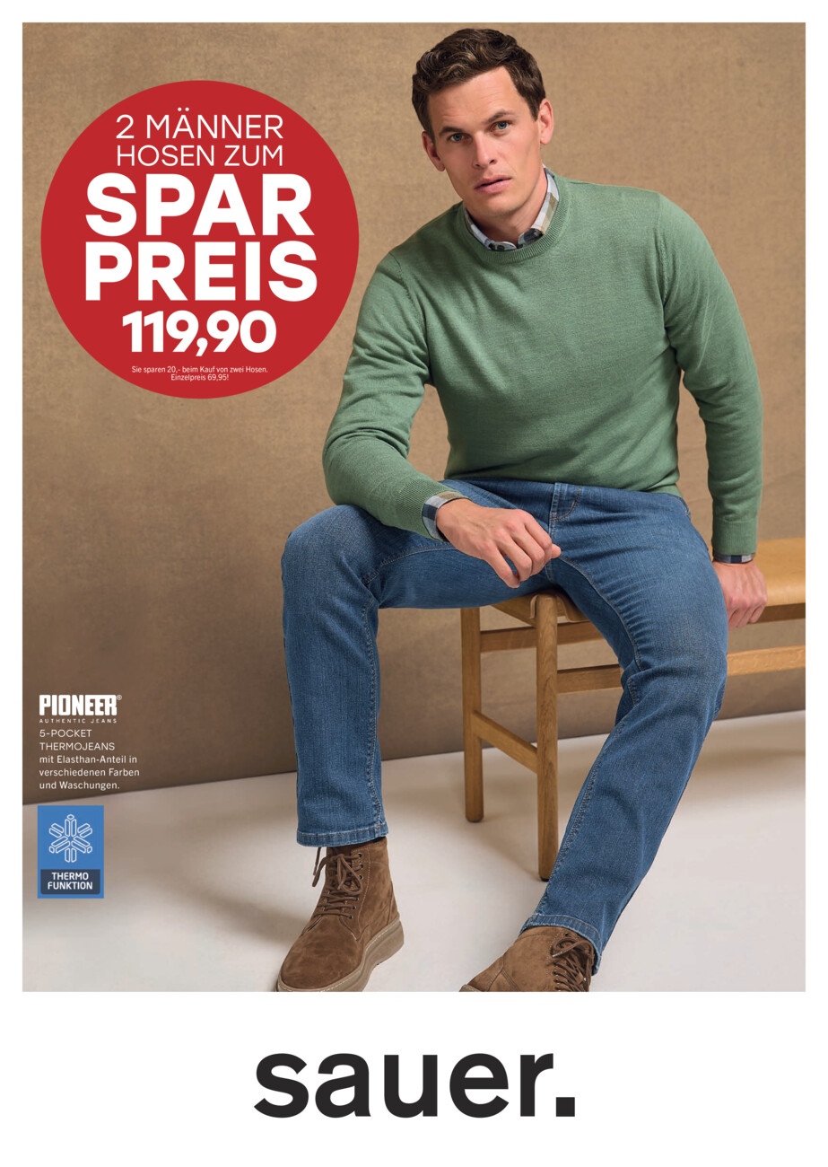 Modehaus Sauer vom Donnerstag, 23.10.2025