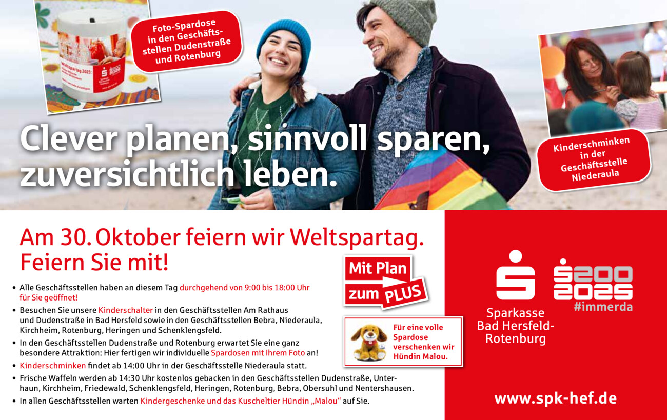 Sparkasse Bad Hersfeld-Rotenburg 43-25 vom Samstag, 25.10.2025