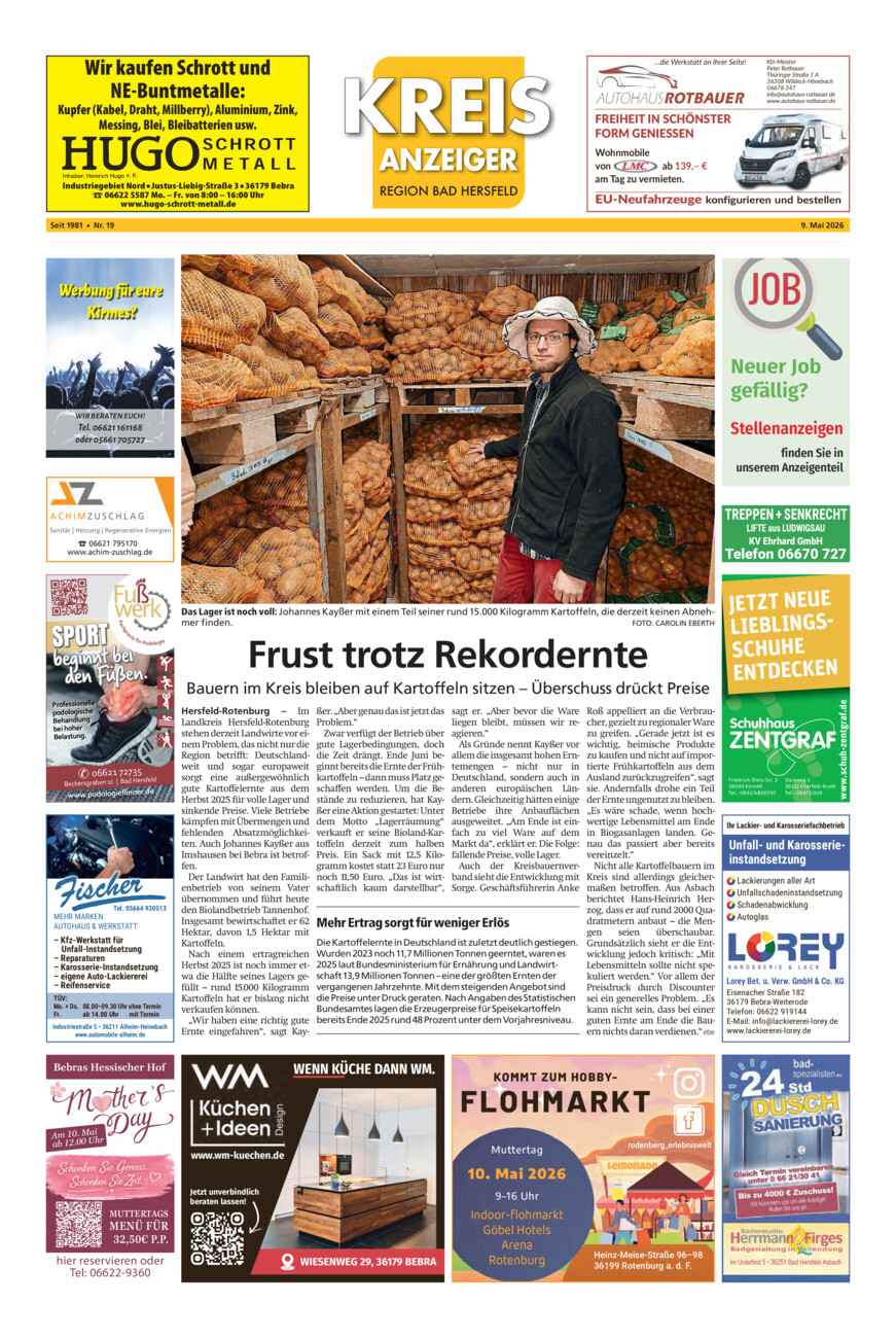 Kreisanzeiger 19-26 vom Samstag, 09.05.2026