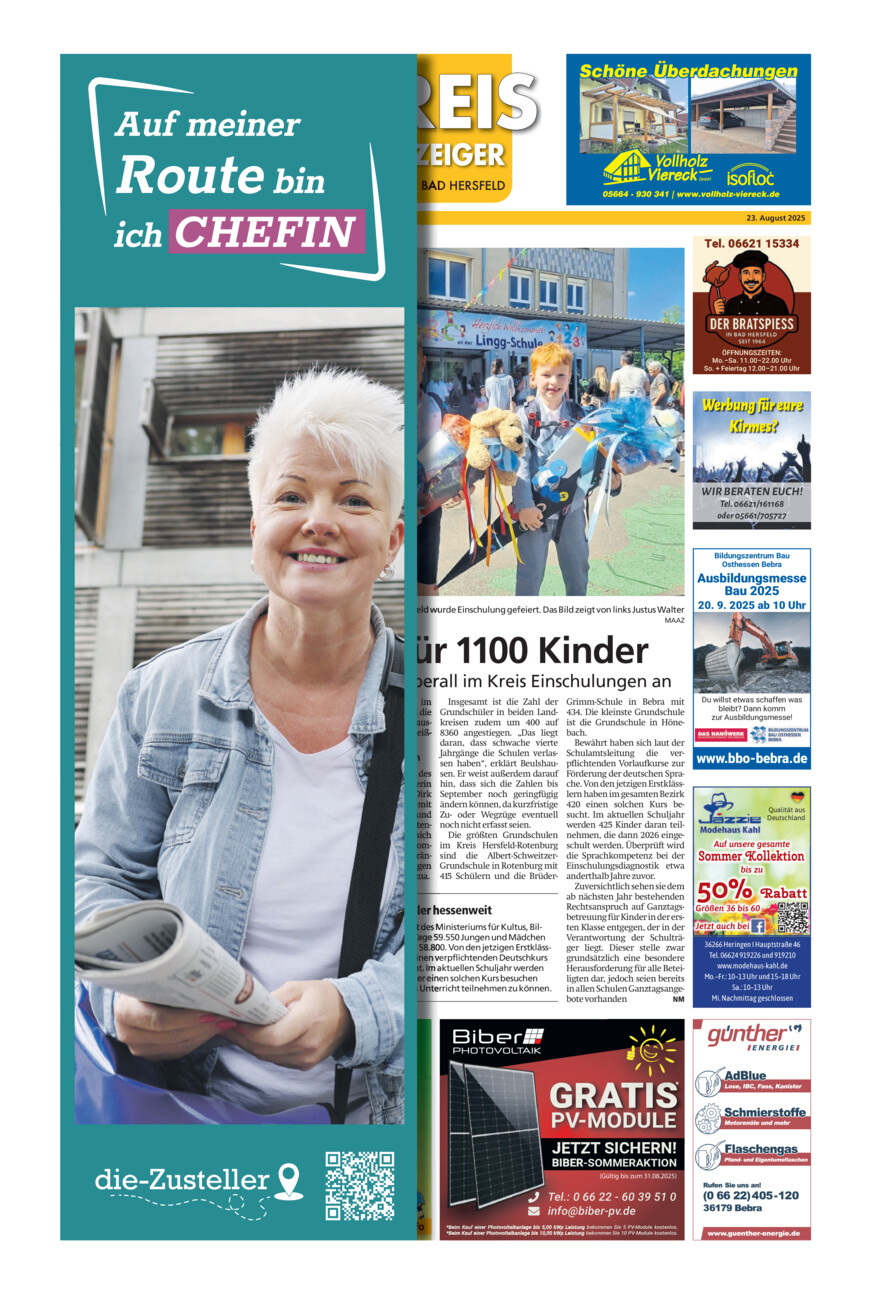 Kreisanzeiger 34-25 vom Samstag, 23.08.2025