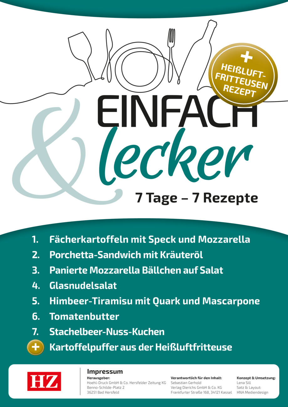 Rezeptheft 29-26 vom Montag, 13.07.2026
