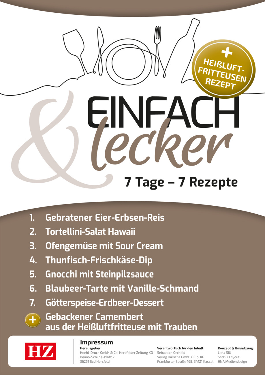 Rezeptheft 34-26 vom Montag, 17.08.2026