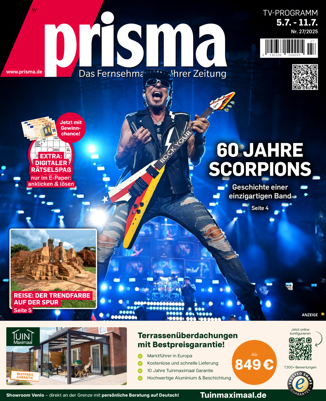 prisma 27-25 vom Freitag, 04.07.2025