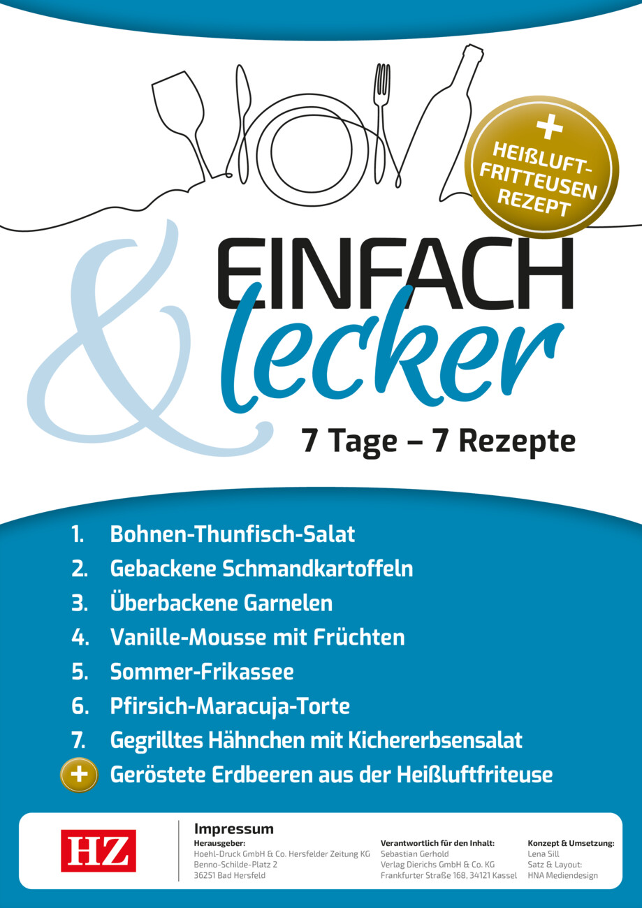 Rezeptheft 32-26 vom Montag, 03.08.2026