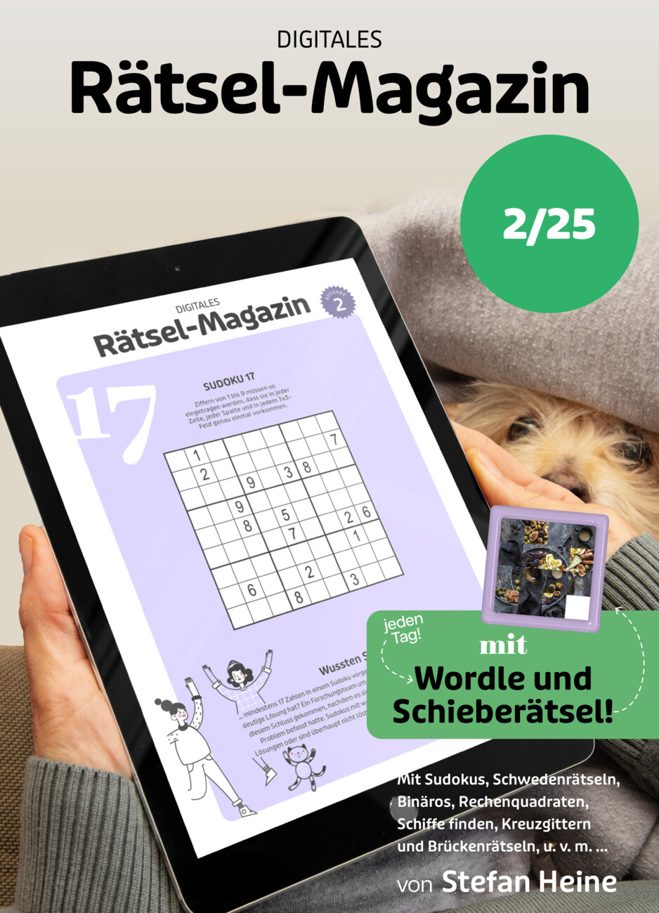 Rätselheft 20-25 vom Mittwoch, 14.05.2025