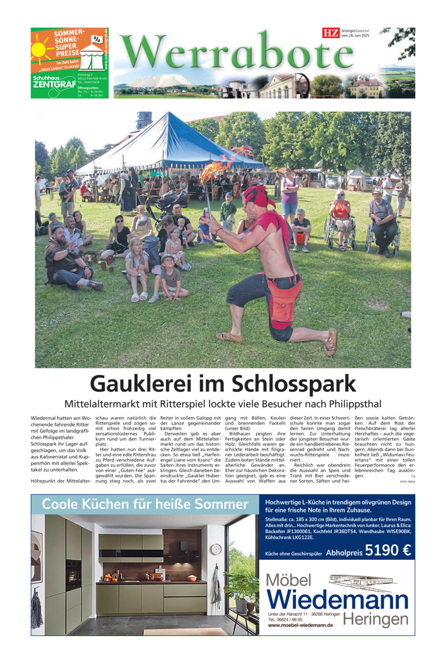 Werra Bote 06-25 vom Samstag, 28.06.2025