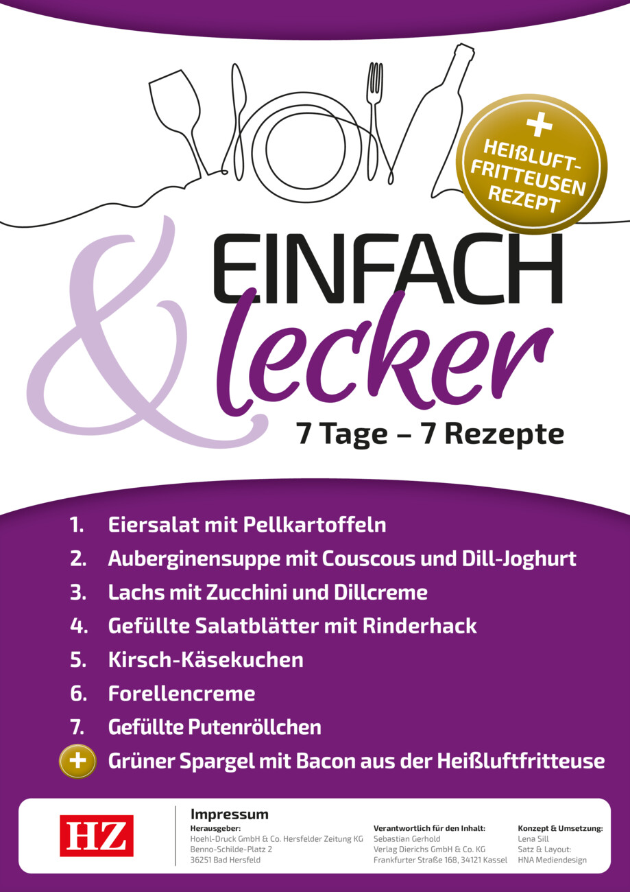 Rezeptheft 21-26 vom Montag, 18.05.2026