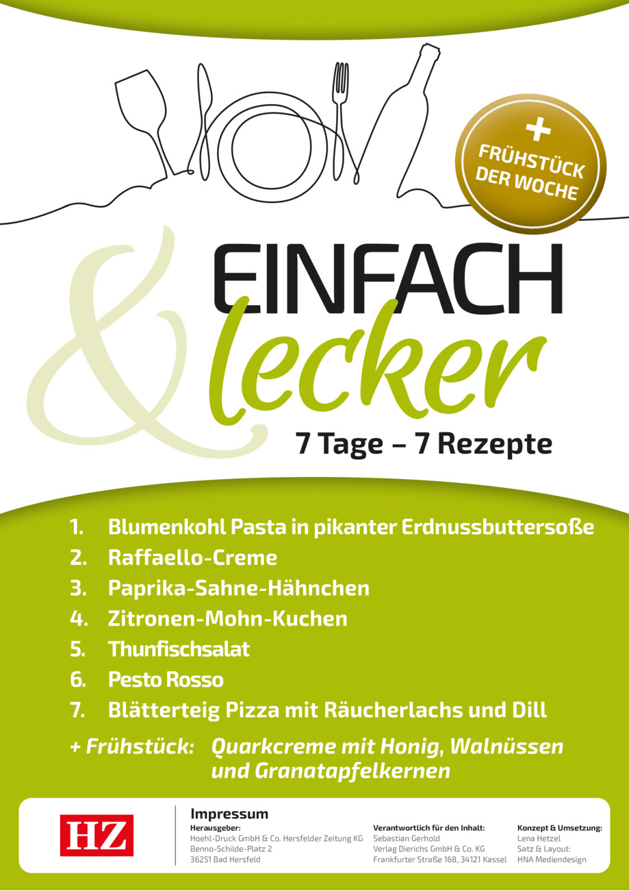 Rezeptheft 35-25 vom Montag, 25.08.2025