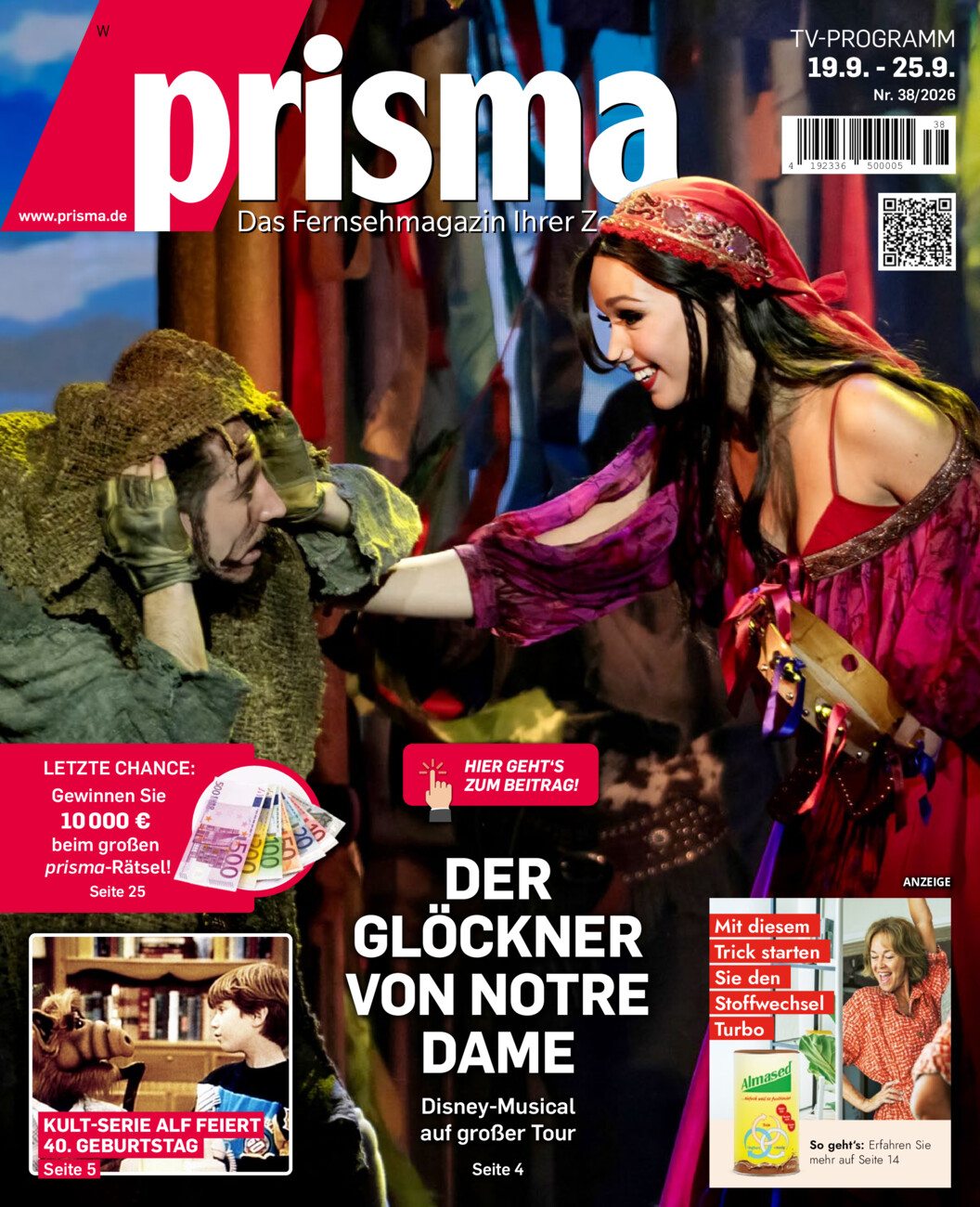 prisma 38-26 vom Freitag, 18.09.2026