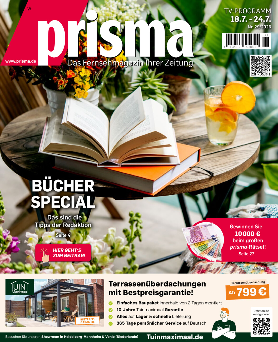 prisma 29-26 vom Freitag, 17.07.2026