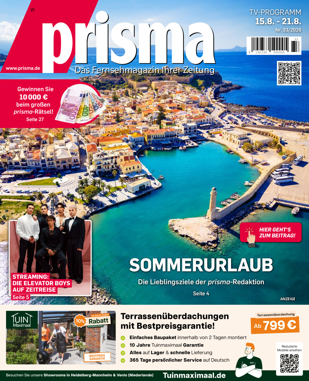 prisma 33-26 vom Freitag, 14.08.2026