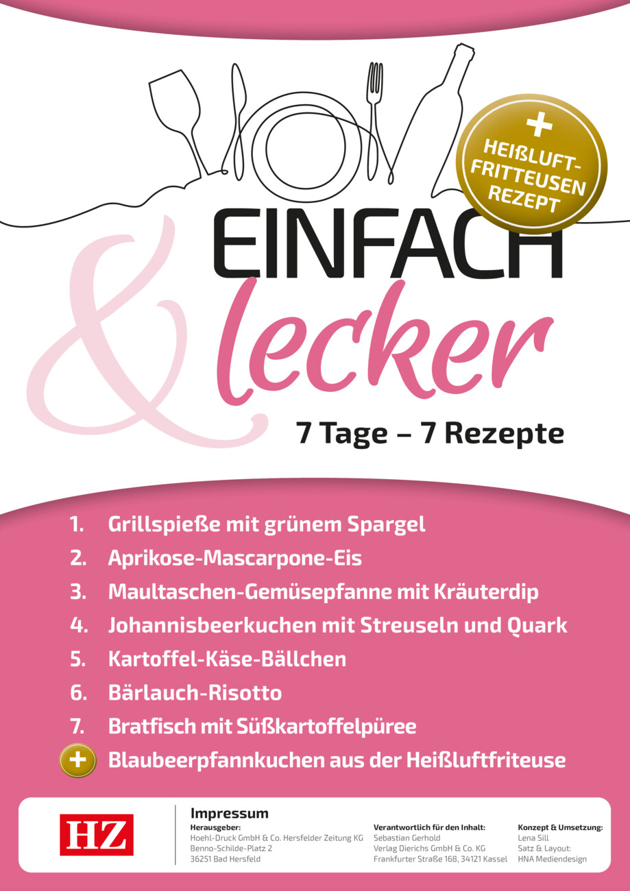 Rezeptheft 31-26 vom Montag, 27.07.2026