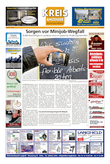 Kreisanzeiger vom 25.07.2026