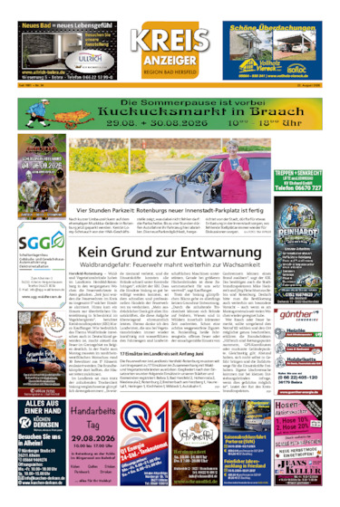 Kreisanzeiger vom 22.08.2026