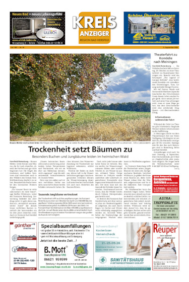 Kreisanzeiger vom 05.09.2026