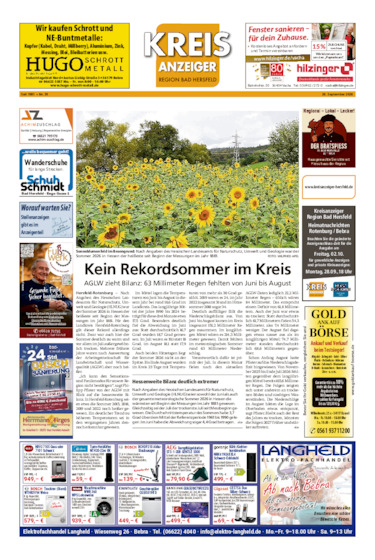 Kreisanzeiger vom 26.09.2026